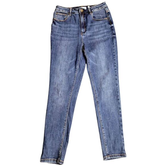 a loves a Blue Denim Super High Waist Skinny Jeans - Picture 5 of 12